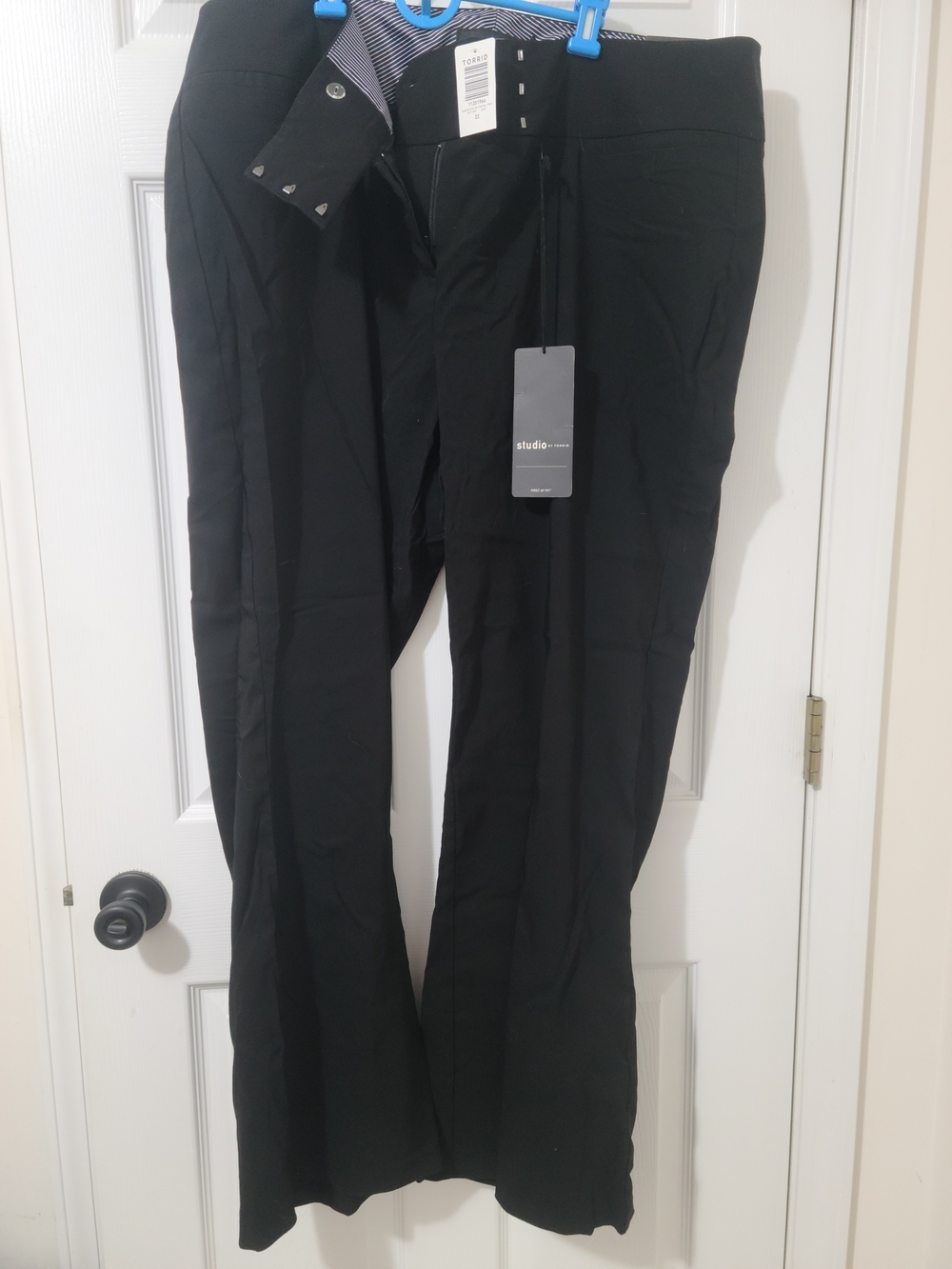 torrid Black High-Rise Relaxed Trousers